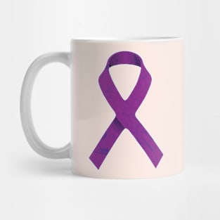 Illness Awareness Shirt - Purple Ribbon for Support Mug